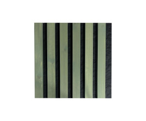 Panel de pared de madera natural 2700 x 300mm (Tono oliva-Negro)